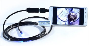 Endoscopio port�til con articulaci�n 180� y aplicaci�n para conectar a tel�fono tablet Android venta barato economico